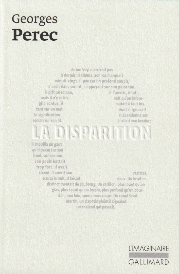 La Disparition par Georges Perec (1969), un brillant coup